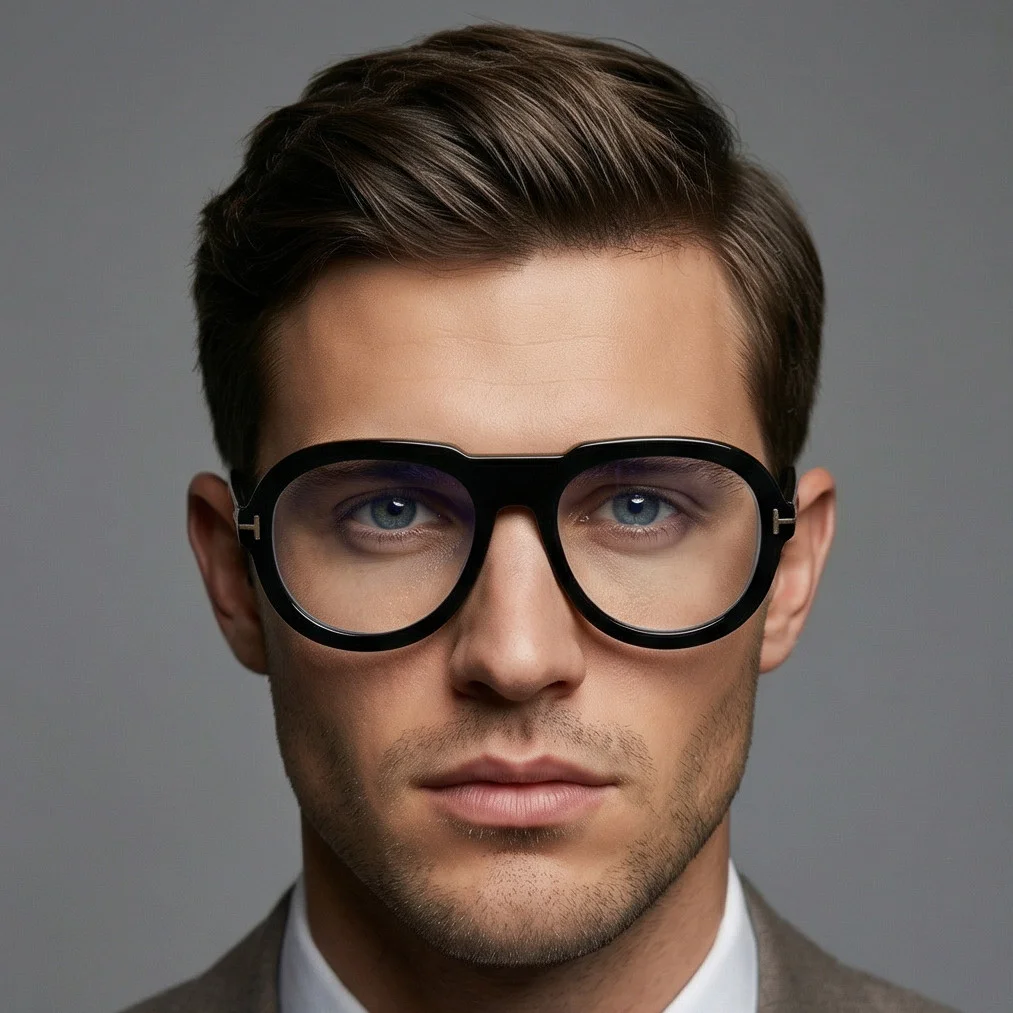 Perry Ellis PE 339-3 Black / Blue 53-17-135 Rectangle Eyeglasses Frames Men NEW 4